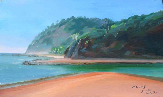 Peinture — paysage marin